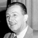 A Photo Of Walt Disney In Black And White