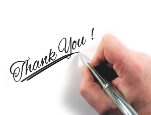 letter writing tips to a perfect "thank you" letter
