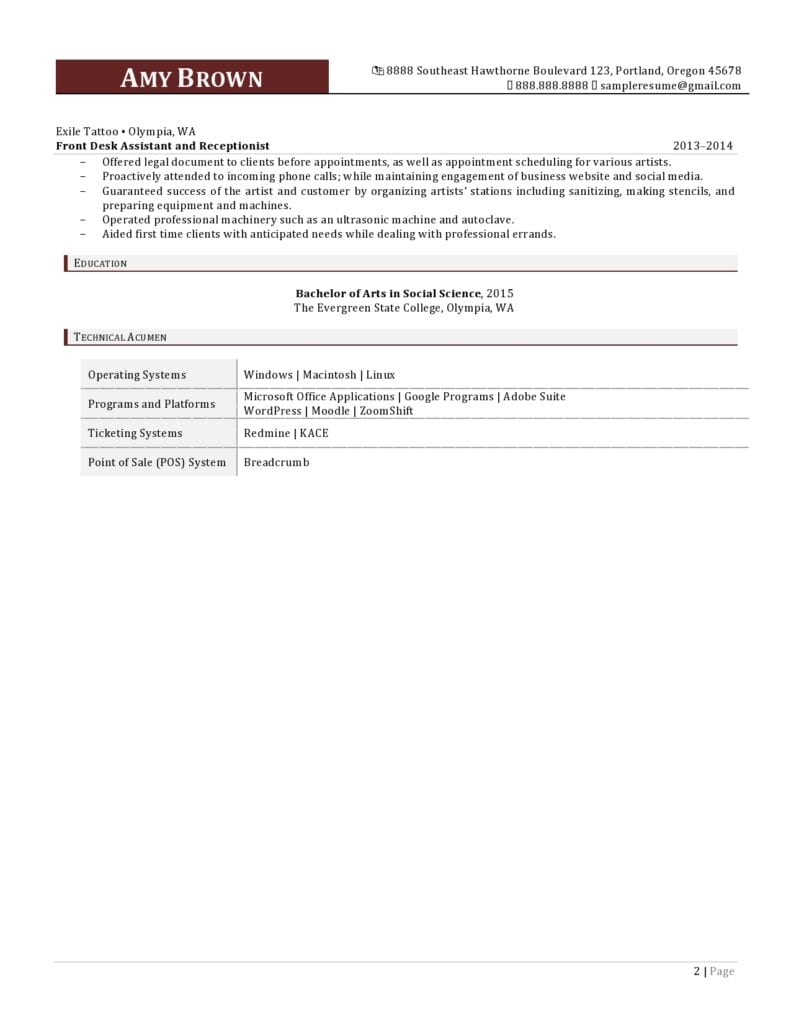 Administrative Assistant Resume Examples Resume Professional Writers