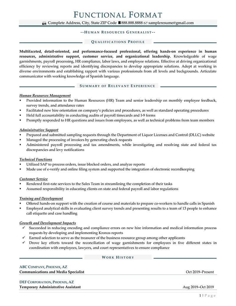 Rpw-Functional-Resume-Format-Example-1