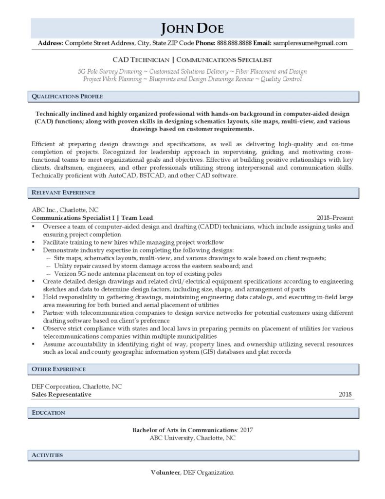 Rpw Resume And Cover Letter Sample 2