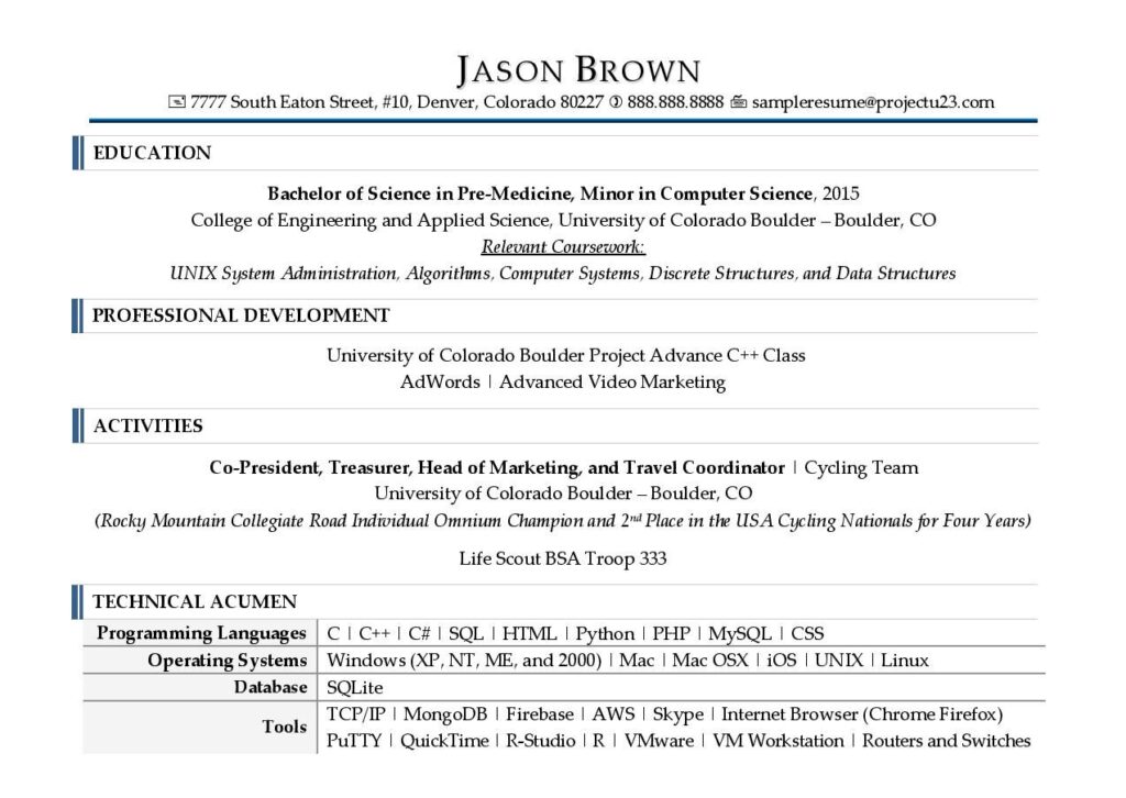 Page 2 Of A Junior Software Engineer Resume Example Prepared By Resume Professional Writers