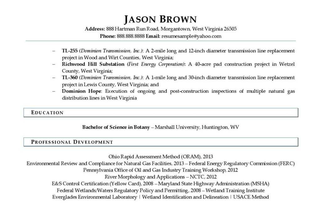 Page 2 Of An Environmental Scientist Resume Example Prepared By Resume Professional Writers
