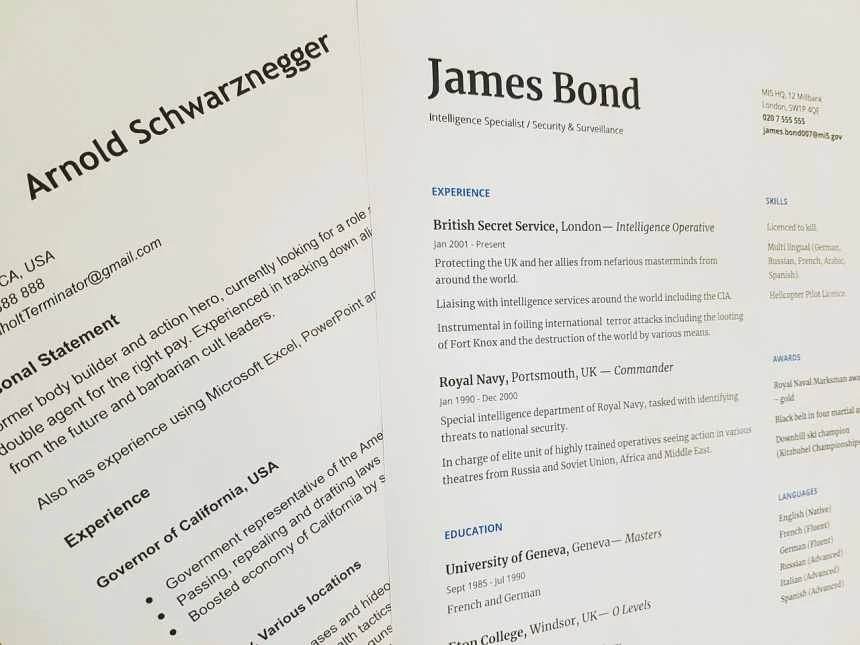 generic resume