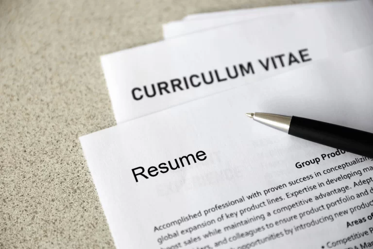 curriculum vitae and resume