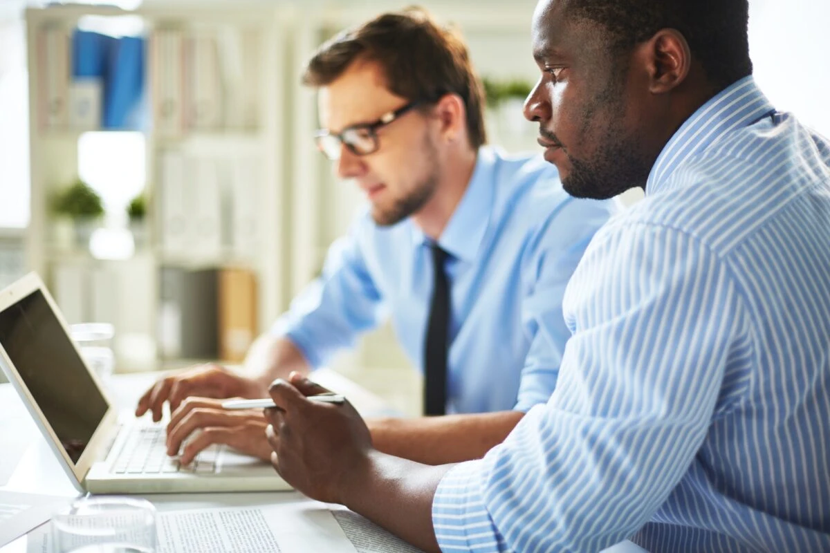 businessmen working on business strategy