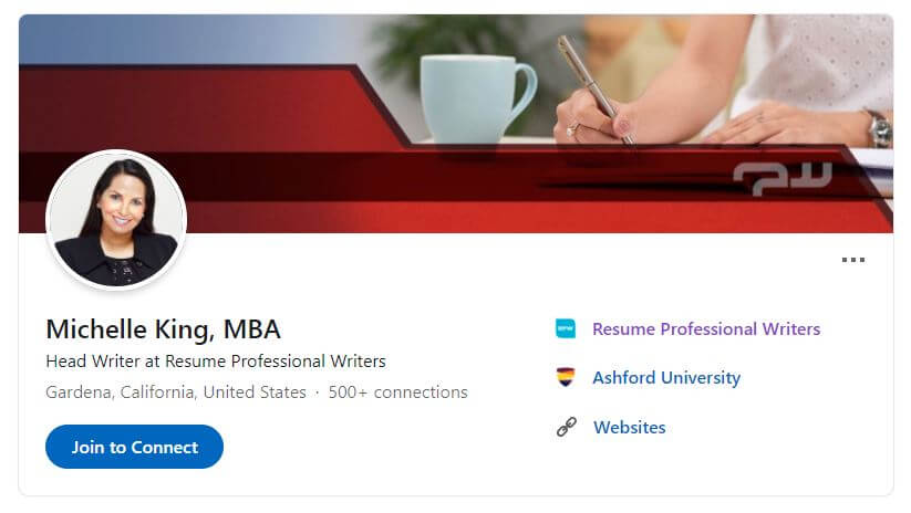 Michelle King's Linkedin Profile