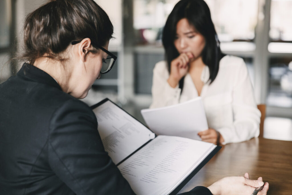 Woman Experience Job Interview Anxiety