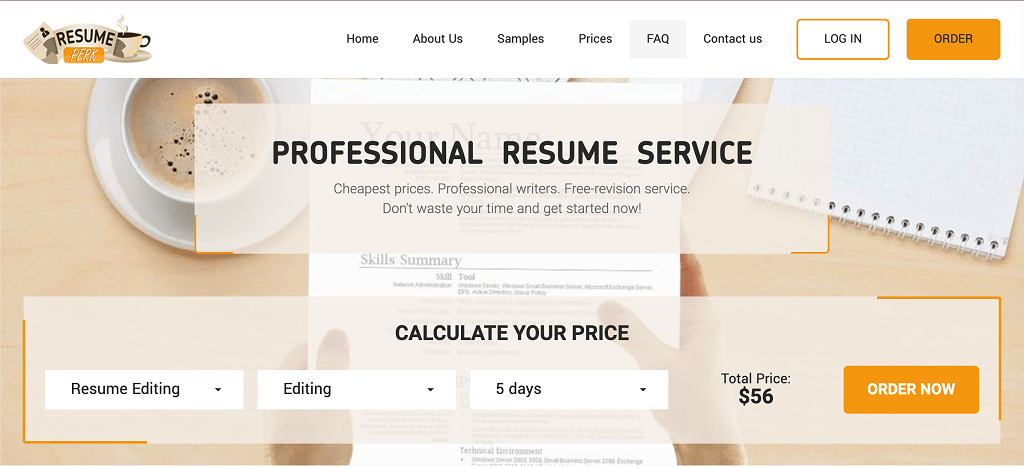 Resume Perk Hero Section Best Sales Resume Writing Service