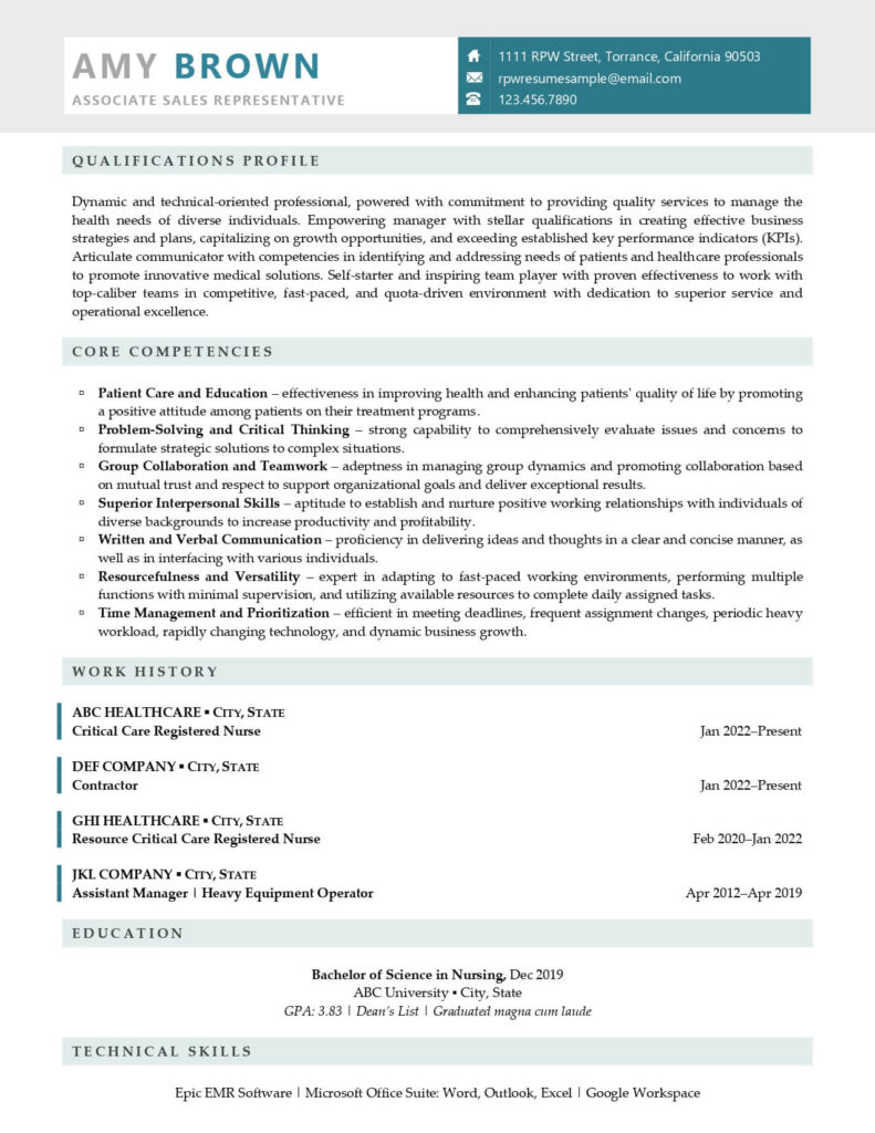 Functional Resume From Resume Professional Writers