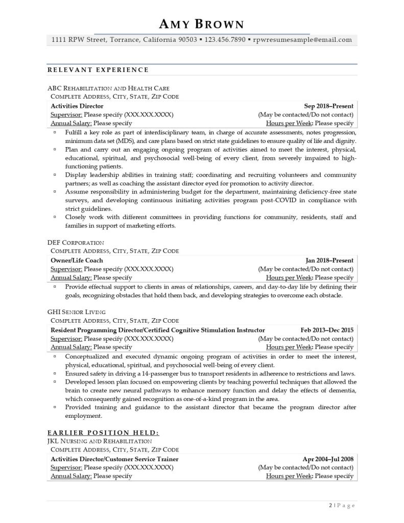 rpw federal resume example page 02