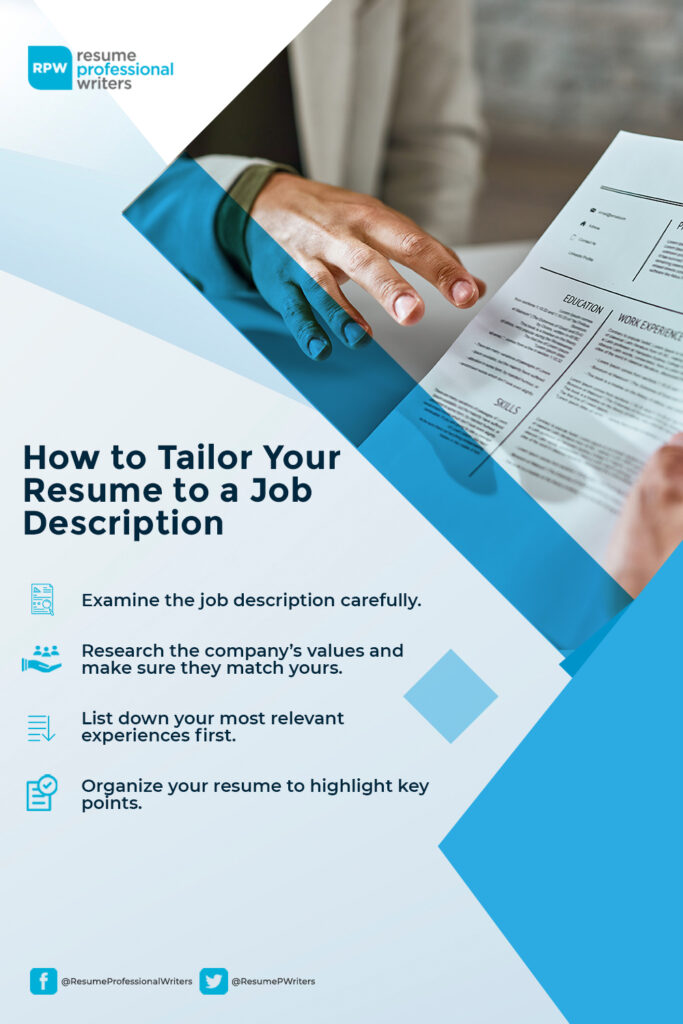 How To Tailor Your Resume To A Job Description