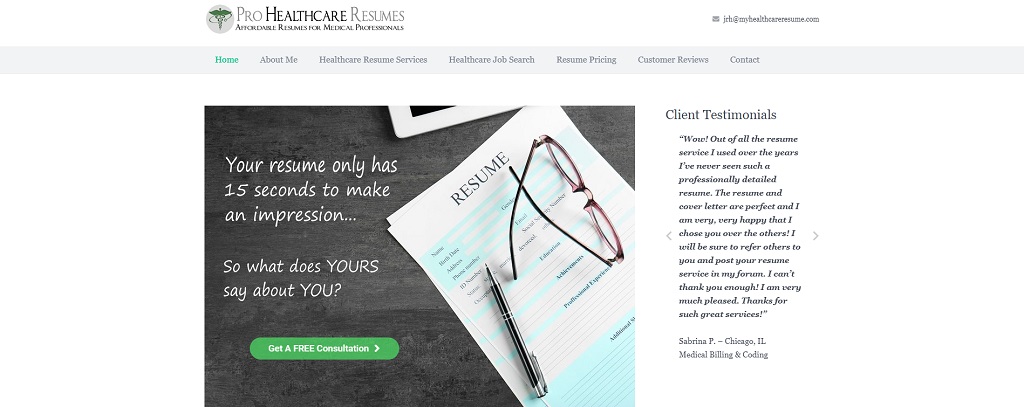 My Healthcare Resume Listed As One Of The Best Medical Resume Writing Services