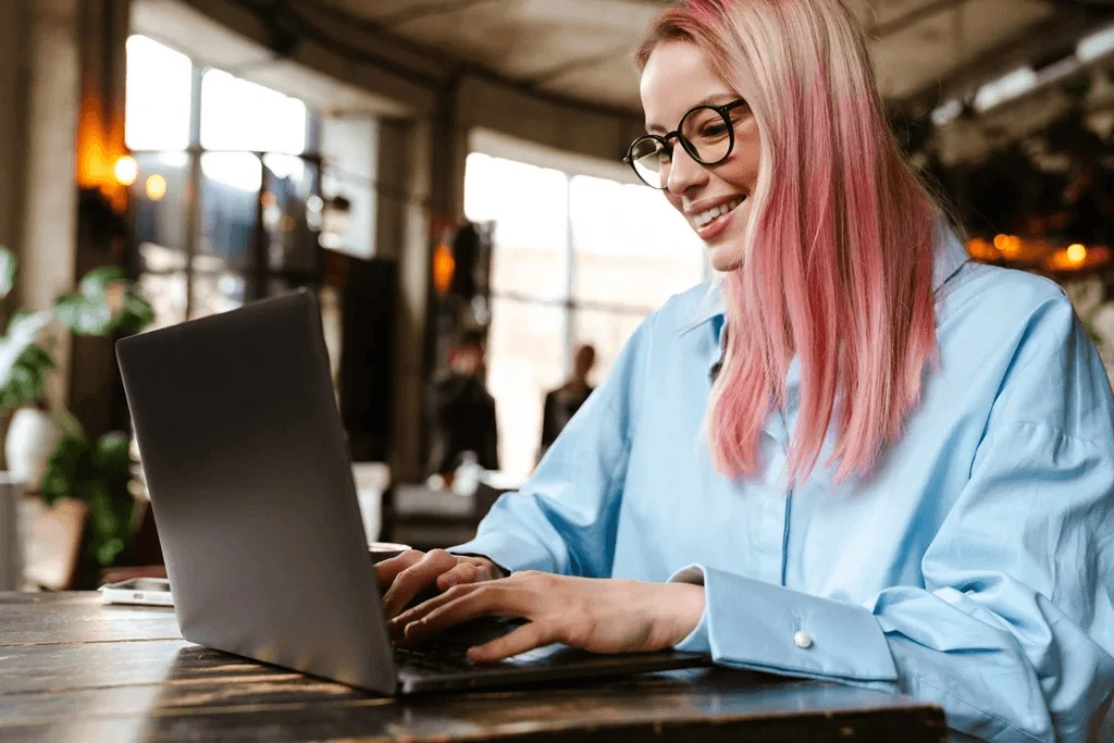 Aspiring Marketing Director Writing Her Resume