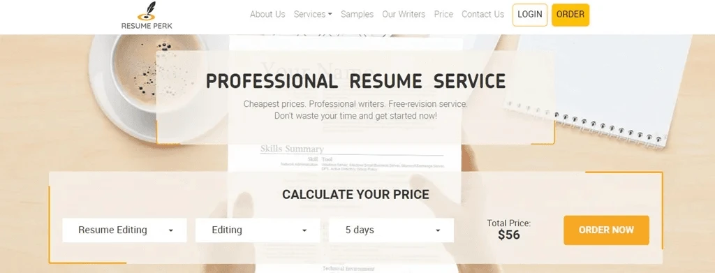 Resume Perk listed as one of the best hospitality resume writing services