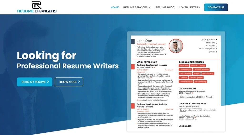 Resume Changers listed as one of the best blockchain technology resume writing services