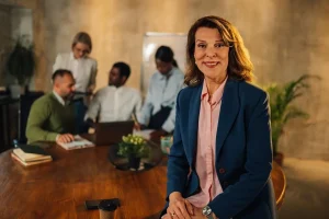 Chief Of Staff Working Alongside Executives