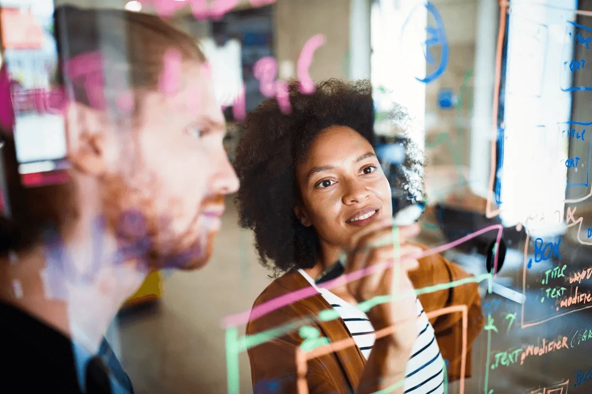 professional using analytical skills at work