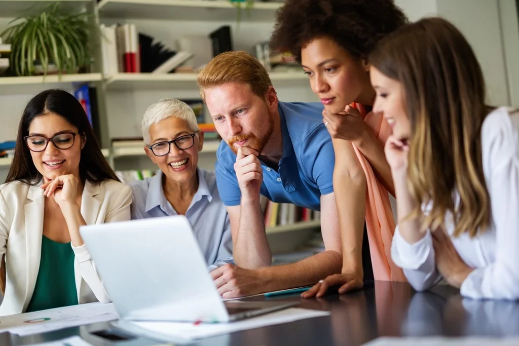 Team Of Professionals Learning Together
