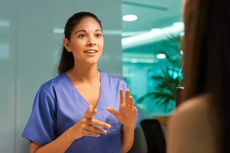 aspiring medical professional answering nursing interview questions