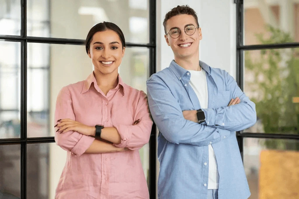 Confident Young Professionals Ready For The Corporate World