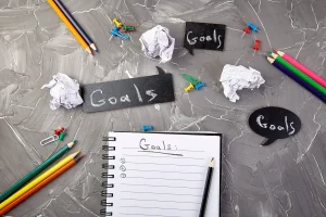 Creative Concept Symbolizing Workplace Goals