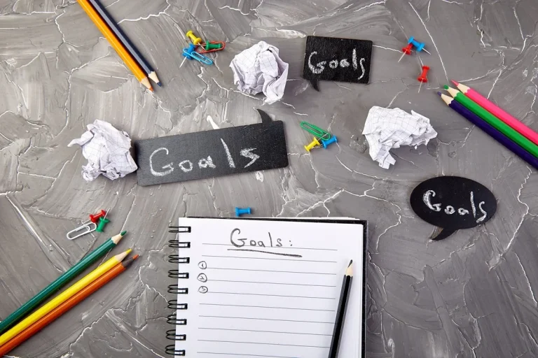 creative concept symbolizing workplace goals
