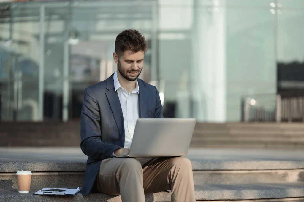 Job Seeker Editing His Cover Letter