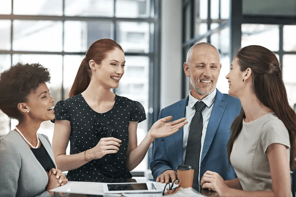 New Employee Showcasing Interpersonal Skills At Work