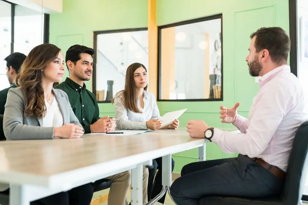 Ongoing Job Interview Of An Executive Applicant