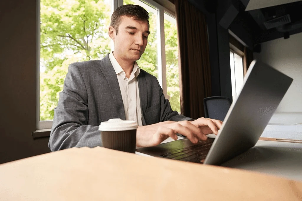 Professional Researching How Long Should A Linkedin Bio Be