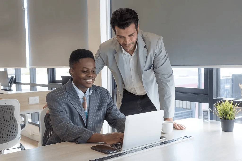 Professionals Working In A Linkedin Optimization Services Provider