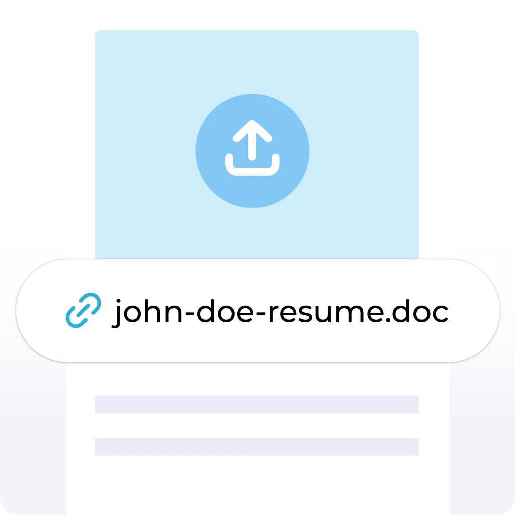 Uploading Document For Professional Resume Review