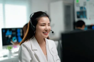 agent researching customer care job description for resume