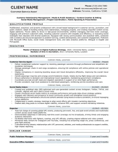 customer service agent resume example