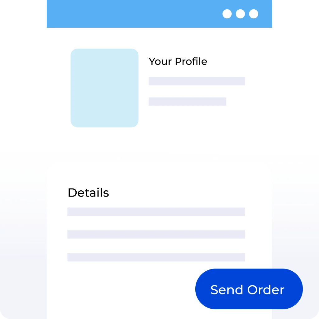 Step One Place Your Order