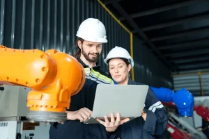 workers researching how to write an industrial engineer resume