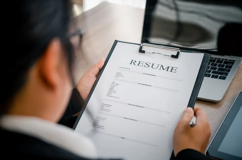 Job Applicant Optimizing Resume With Risk Management Skills Emphasized
