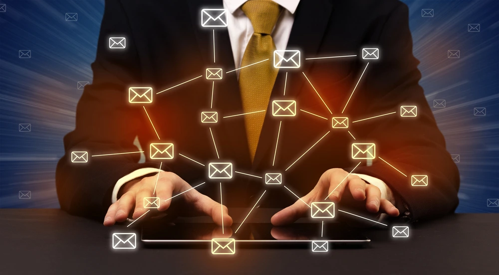 An Applicant Typing Cover Letter, Email, And Outreach Materials