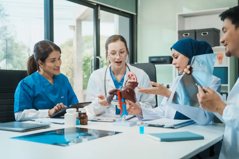 Doctors Collaborating In A Discussion On Best Paying Healthcare Careers