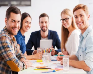 confident and creative team of top talent