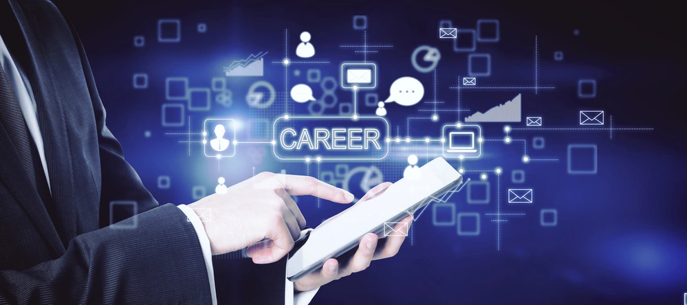 Illustrative Concept For Career Trends In Careers With A Communications Degree