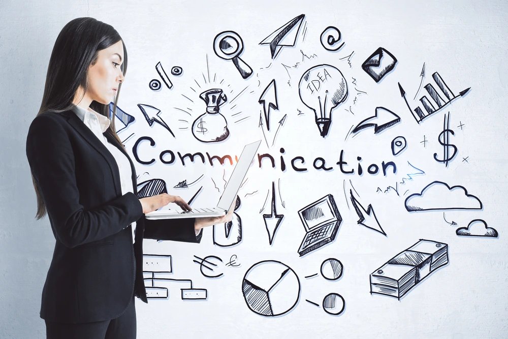 Businesswoman Using Laptop And Drawing Communicati 2026 01 11 08 48 07 Utc 1