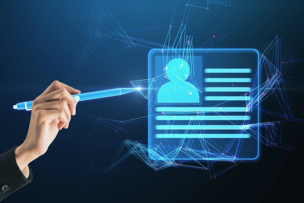 Futuristic Resume Trends 2026 Concept