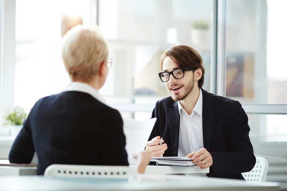 An Applicant Disclosing Desired Salary Pay During An Interview