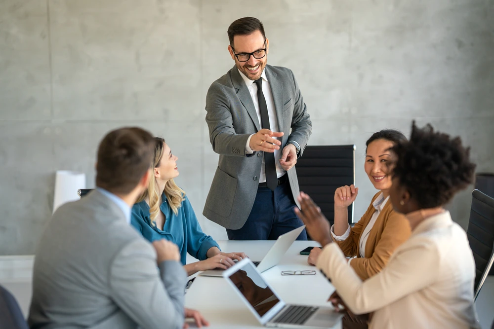 Hackathon Participants Are Planning Their Projects And Distributing Roles