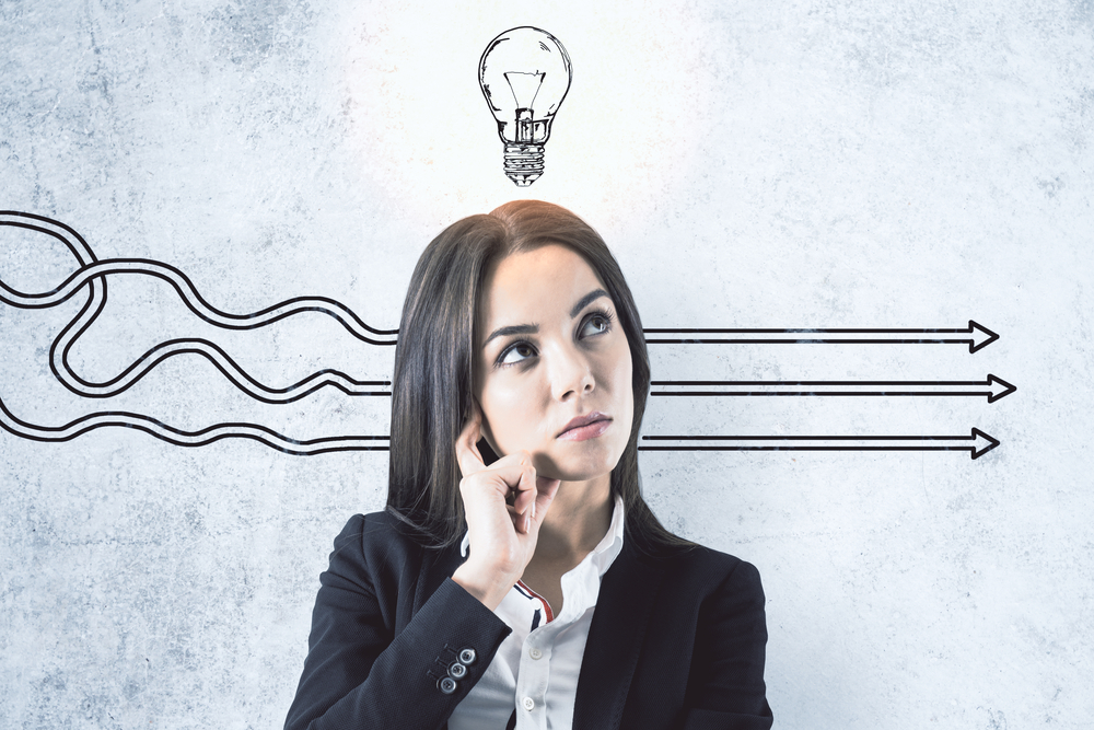 A Woman Strategizing To Determine What Are Good Answers For Your Weaknesses