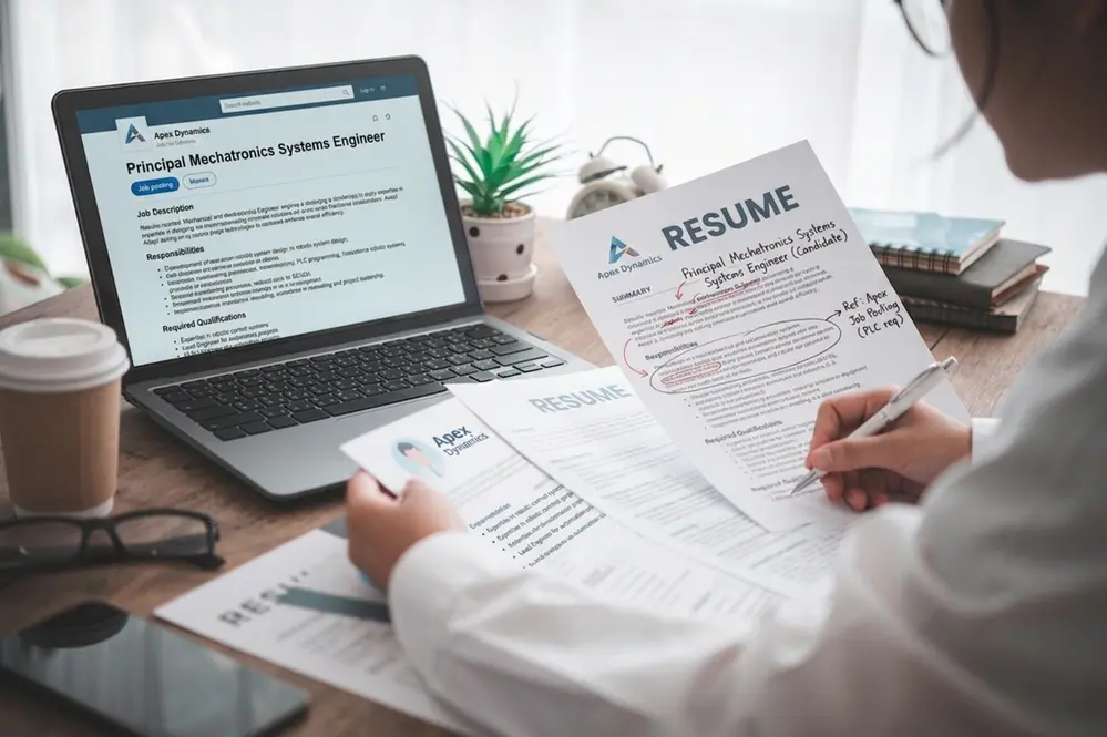 A Job Seeker Researching Participating Companies, Revising Her Resume, And Printing Multiple Copies Of Her Resume, In Preparation For A Job Fair.
