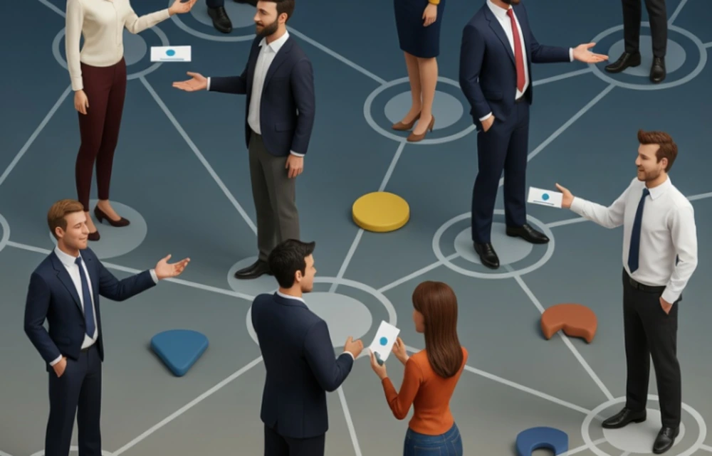 A Conceptual Image For Networking Opportunities, A Key Benefit Of Secondment For Employees