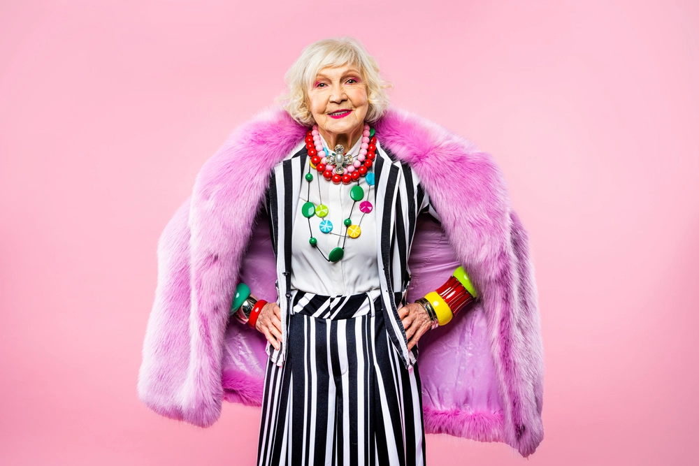 Cool And Stylish Senior Old Woman With Fashionable 2026 03 24 10 19 25 Utc 1